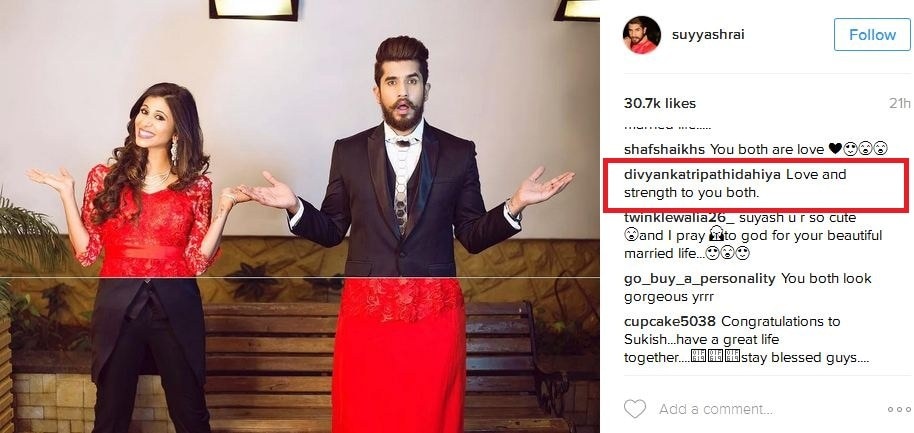 Suyyash Rai gives BEFITTING REPLY to haters, gets support from Divyanka Tripathi