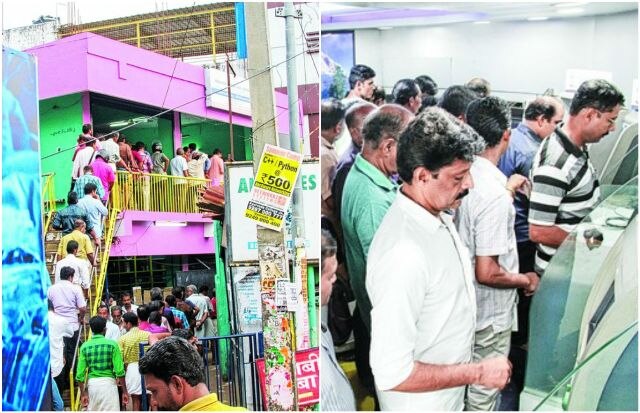 Demonetisation: In Kerala's 'Battle of Queues', bottle holding its ground against bank Demonetisation: In Kerala's 'Battle of Queues', bottle holding its ground against bank