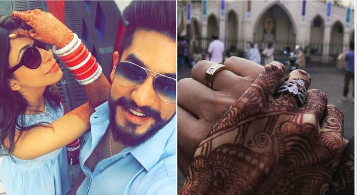 Newlyweds: Kishwer Merchantt Flaunts Her Wedding Ring And 'Mangalsutra' In Post Wedding Pictures  Newlyweds: Kishwer Merchantt Flaunts Her Wedding Ring And 'Mangalsutra' In Post Wedding Pictures