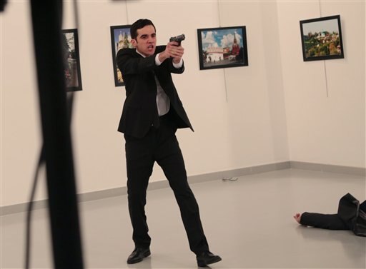 Gunman opens fire on Russian ambassador to Turkey Andrei Karlov