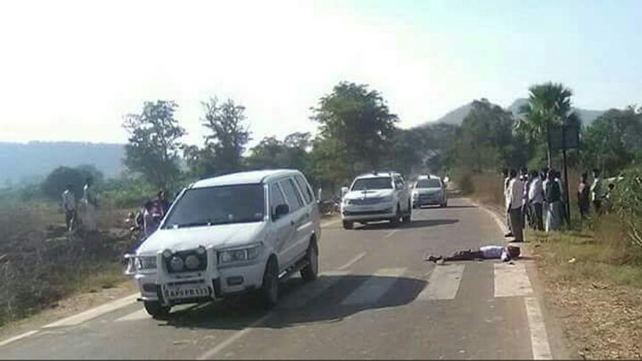 Telangana Minister drives past road accident victim, says he was in a hurry Telangana Minister drives past road accident victim, says he was in a hurry