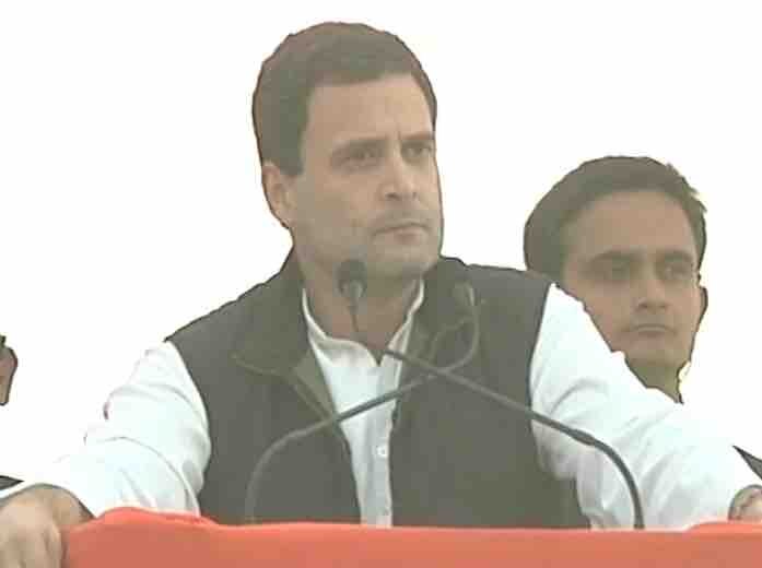 Rahul quotes Ghalib to counter Modi, says make fun of me but answer to country Rahul quotes Ghalib to counter Modi, says make fun of me but answer to country