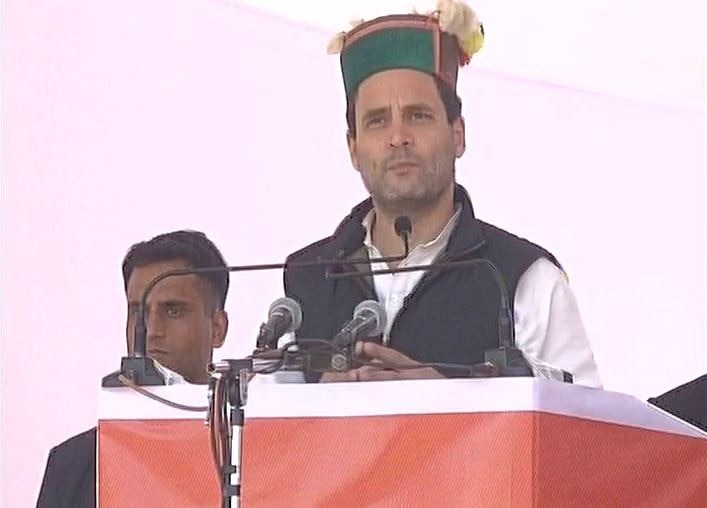 In another dig at PM Modi, Rahul Gandhi accuses BJP of taking away lands of 'adivasis' In another dig at PM Modi, Rahul Gandhi accuses BJP of taking away lands of 'adivasis'