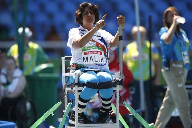 India’s Deepa Malik scripted history when she won the silver medal in the women’s shot put f53 event at The Rio Olympics. (Source: AP)