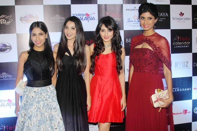 Television actors Vibha Anand, Vrushika Mehta, Tanya Sharma and Vindhya Tiwari. PIC/SOLARIS IMAGES.