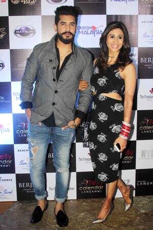 Television actor Suyyash Rai along with wife Kishwar Merchant.PIC/SOLARIS IMAGES.