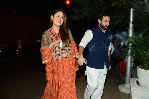 Saif-Kareena must be on cloud nine with their bundle of joy but they took a day off from the baby duties and headed for spending some time together. (IMAGE: MANAV MANGLANI)