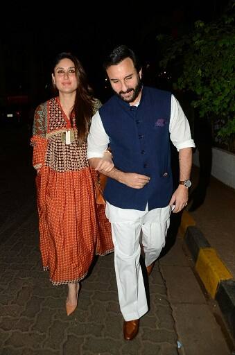 The couple was accompanied by other actress Dia Mirza and her husband Sahil Sangha. (IMAGE: MANAV MANGLANI)