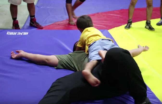 More than this it looked adorable when the passionate actor was defeated by his son.