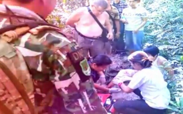 French tourist bitten sharply by a crocodile while taking selfie at Thai park French tourist bitten sharply by a crocodile while taking selfie at Thai park