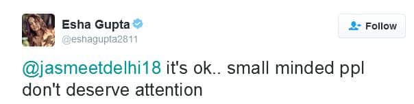 While different people had different replies for this comment, the 'Rustom' actress chose her words wisely to answer back,