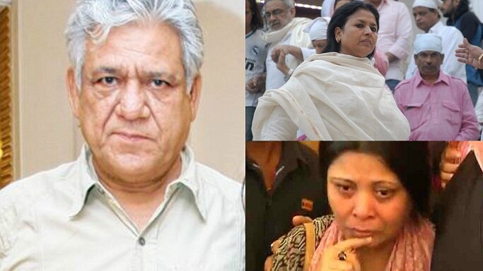 Om Puri’s wives hold separate prayer meets Om Puri’s wives hold separate prayer meets