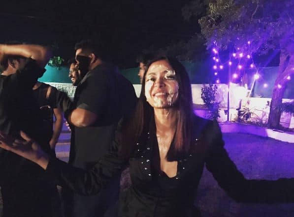 She shared her pictures on social networking site Instagram and wrote, “Thank you everyone for the wishes and my lovvvely friends who brought in my birthday last night with me ???? The MAD island paarrrttyyy!!”