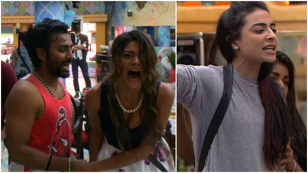 Bigg Boss 10: Cat-fight intensifies as Bani J kicks Lopamudra Raut publicly!  Bigg Boss 10: Cat-fight intensifies as Bani J kicks Lopamudra Raut publicly!