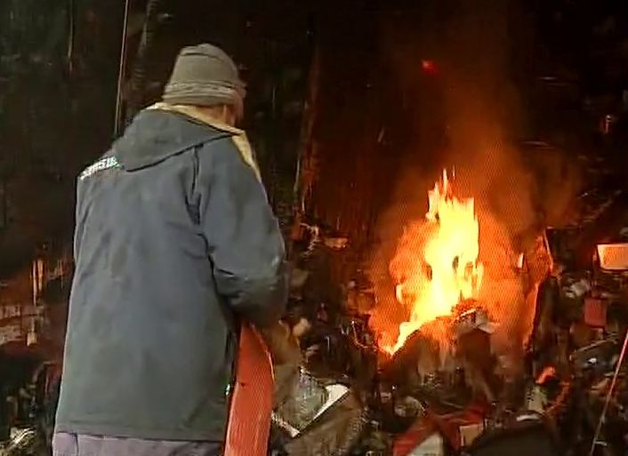 Kashmir: Dozen shops, 2 banks and post office gutted in Srinagar inferno