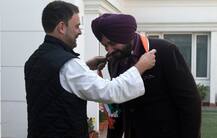 New beginning: Navjot Singh Sidhu joins Congress in the presence of Rahul Gandhi