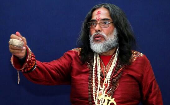 Swami Om has given a written complaint regarding the same. The complaint has been updated in general diary, the ASP said.