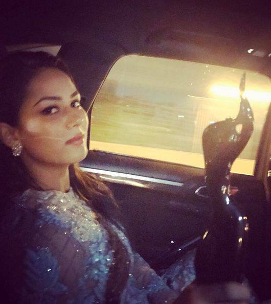 Shahid also shared an image of the trophy and his wife Mira, with a caption that read: 