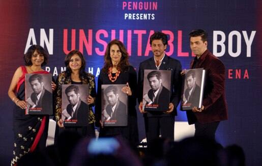 The book launch was a star-studded evening where many Bollywood stars, including Shah Rukh, Gauri Khan, Alia Bhatt, Manish Malhotra, Suchitra Pillai, Shweta Bachchan-Nanda, celebrated author Shobhaa De and co-author of the book journalist Poonam Saxena, among others, were present. (SOLARIS IMAGES)