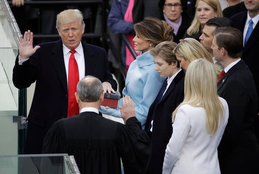 Donald Trump takes oath as 45th US President  Donald Trump takes oath as 45th US President