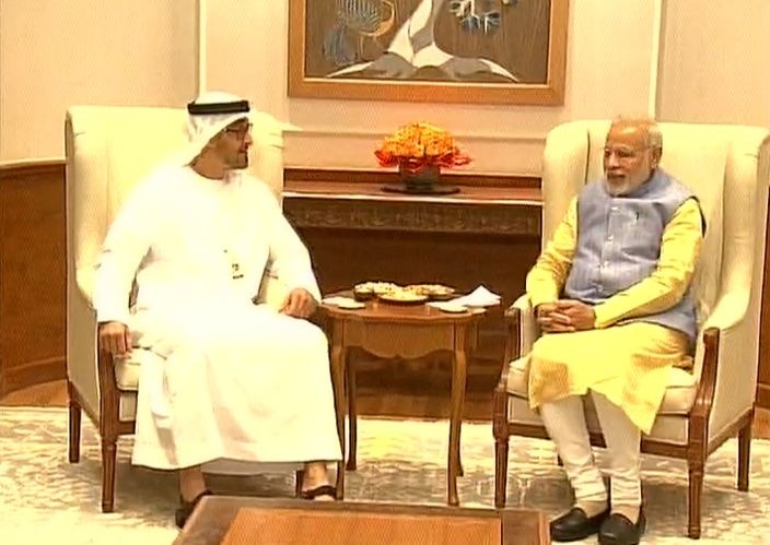 Delhi: UAE Crown Prince accorded ceremonial reception at Rashtrapati Bhawan, meets PM Modi Delhi: UAE Crown Prince accorded ceremonial reception at Rashtrapati Bhawan, meets PM Modi