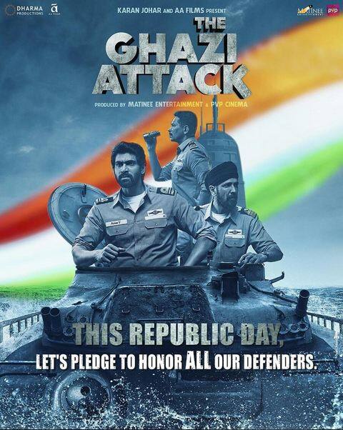 'Baahubali' fame Rana Daggubati shared a poster of his upcoming movie 'Ghazi Attack' on Instagram and wrote,