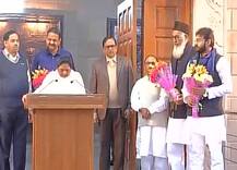 Mayawati admits \'lesser goon\' Ansari into BSP