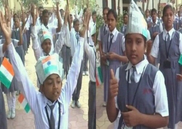 Heart-warming: Vadodara’s specially abled children sing National anthem in sign language   Heart-warming: Vadodara’s specially abled children sing National anthem in sign language