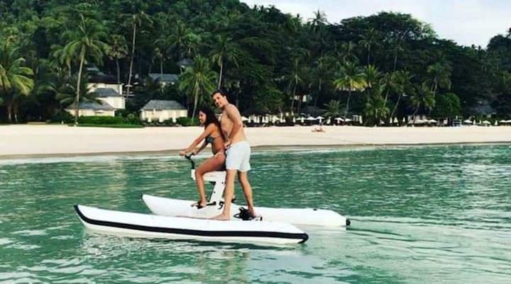 Lisa recently got hitched to her businessman beau Dino Lalvani in beach wedding in Phuket, Thailand, after dating him for over a year!(Image Courtesy - Instagram/LisaHaydon)