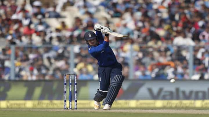 England opener Jason Roy looked impressive during England’s tour of India. The right-arm- batsman fired three fifties in three ODI’s with strike rate of over 100. (AP PHOTO)
