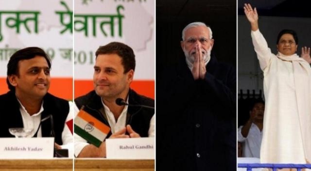 Politically charged Sunday: Mega rallies by Akhilesh-Rahul, Narendra Modi, Mayawati Politically charged Sunday: Mega rallies by Akhilesh-Rahul, Narendra Modi, Mayawati