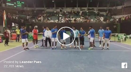 WATCH: Indian players dance after defeating New Zealand in Davis Cup WATCH: Indian players dance after defeating New Zealand in Davis Cup