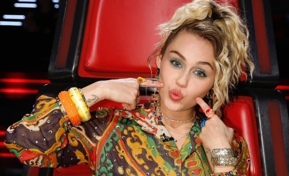 In Picture: Singer Miley Cyrus skips Super Bowl to perform Lakshmi puja In Picture: Singer Miley Cyrus skips Super Bowl to perform Lakshmi puja