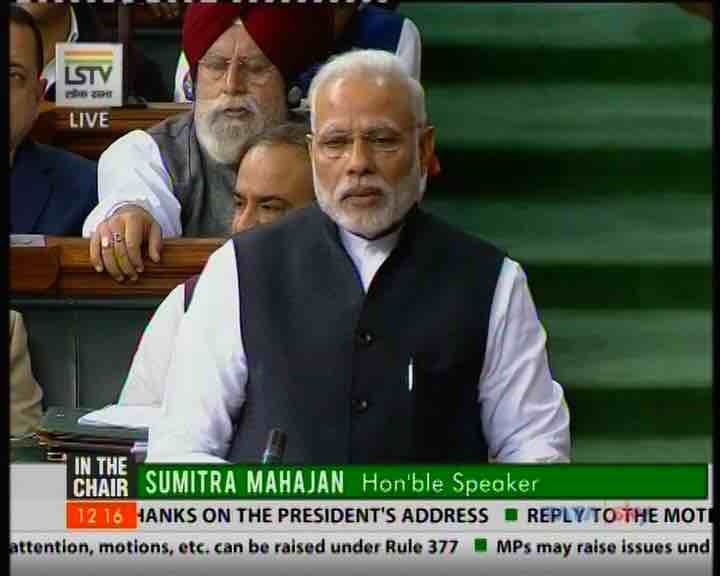 We are living for India & serving India, says PM Narendra Modi in Lok Sabha We are living for India & serving India, says PM Narendra Modi in Lok Sabha