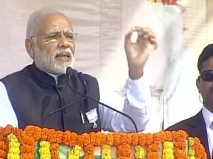 SP-Congress don't give 'uttar' in Uttar Pradesh: Modi in Ghaziabad rally SP-Congress don't give 'uttar' in Uttar Pradesh: Modi in Ghaziabad rally