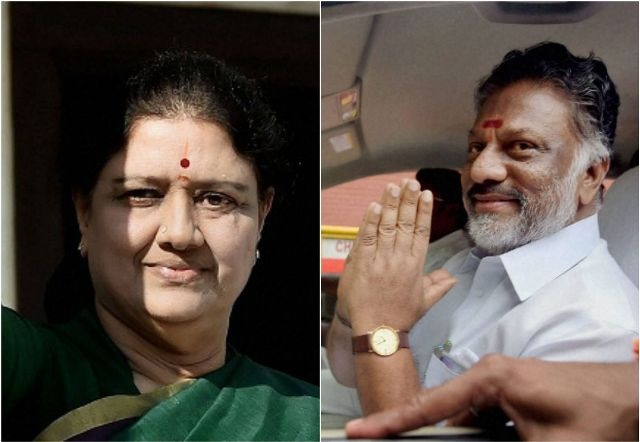 Math with Sasikala, masses with Panneerselvam Math with Sasikala, masses with Panneerselvam