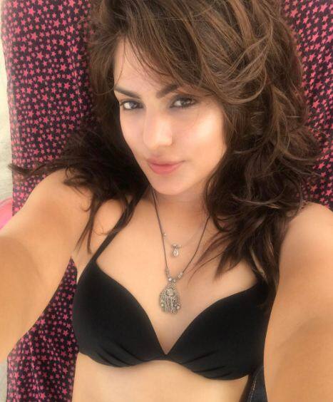 Rhea has paired ethnic neck piece with bikini and we must admit she is looking gorgeous.