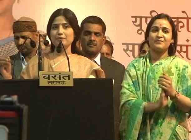 Mulayam, Dimple Yadav campaign for Aparna in Lucknow Cantt Mulayam, Dimple Yadav campaign for Aparna in Lucknow Cantt