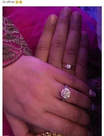 Mohit Saggar and Roop Bhinder, popular contestants from Season8 MTV Roadies, got engaged on February15, 2017. The ex-roadie took to Facebook to share the good news. (Picture credit: Facebook- Mohit Saggar)
