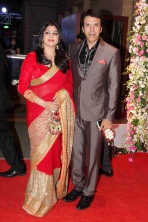 Bollywood actor Sooraj Thapar with his wife Deepti Dhyani. (Picture credit: Solaris images)