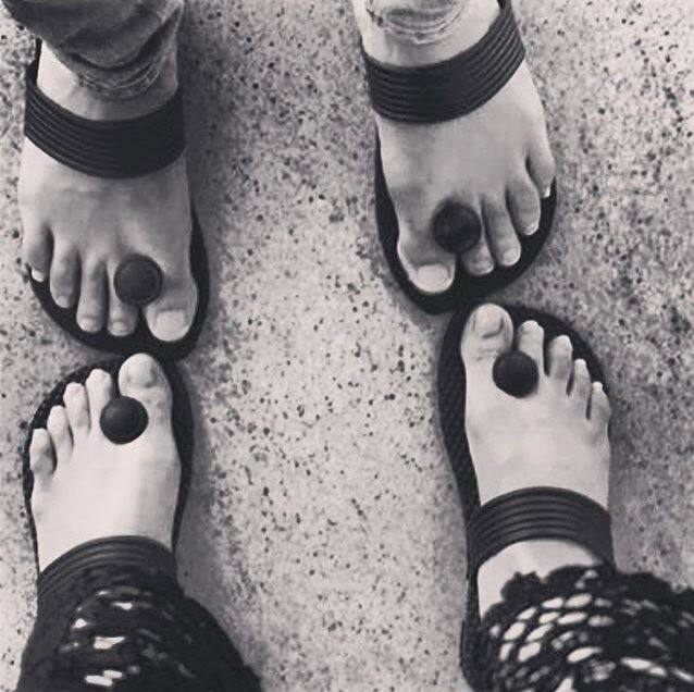 Shruti posted this picture on her Facebook page and wrote, “Every step counts - together or apart - walto your sunshine”. (Picture credit: Faceboook- shruti haasan) 