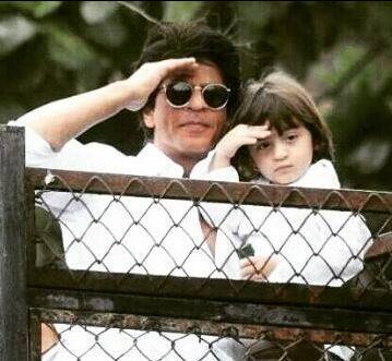 He is uninfluenced by cameras and that makes his cuteness irresistible. It seems he has inherited these skills from his father. (Picture credit: Fcaebook- @AbRamKhanFC)