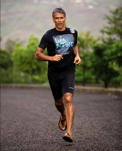 In order to win the title he covered a total distance of 517 kms in a span of three days. It included a 10-kilometer swim, 421-kilometer bike ride and 84.4-kilometers of running. (Picture credit: Instagram- milindrunning)