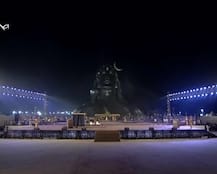 On Maha Shivaratri PM Modi unveils 112 feet Lord Shiva bust