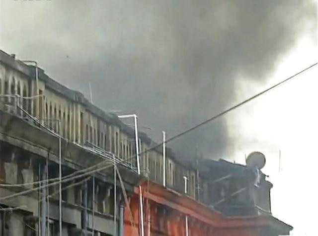 Kolkata's Burrabazar fire: 30 fire engines at the spot, inflammable materials intensify flames Kolkata's Burrabazar fire: 30 fire engines at the spot, inflammable materials intensify flames