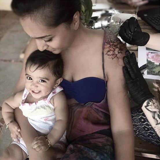 Her fans have been watching all her pictures right from flaunting baby bump in Bikini to posing with her new-born daughter.