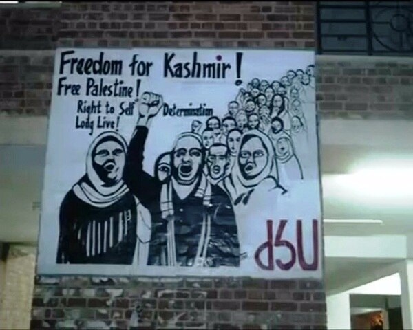 'Freedom for Kashmir' poster resurfaces in Jawaharlal Nehru University : 5 key points 'Freedom for Kashmir' poster resurfaces in Jawaharlal Nehru University : 5 key points