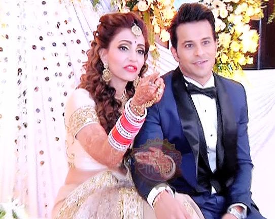 Wedding reception of Ishqbaaz actress Navina Bole was star-studded affair