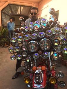 How COOL: Sanjay Dutt takes a ride of his fan's motorbike