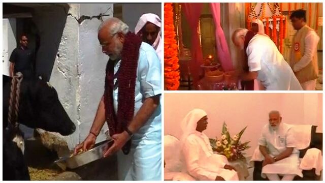 Political significance of Gadwaghat Ashram where PM Modi fed cows: 5 key points